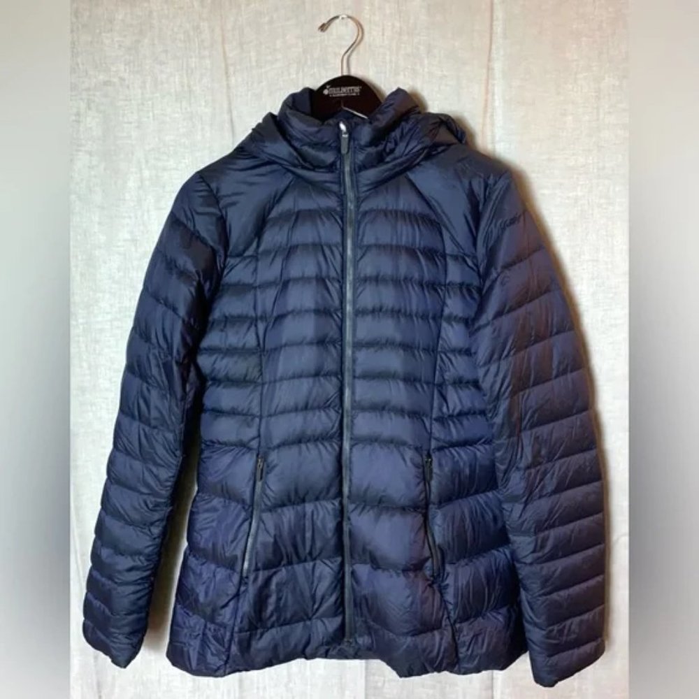 lululemon athletica • down for it jacket in midnight navy 6